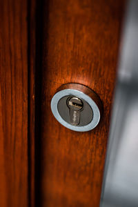 Close-up of door knocker