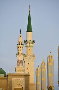 View of temple building against sky