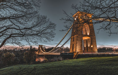 Low angle view of bridge