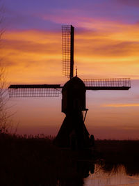 Hoekmolen at sunrise vianen