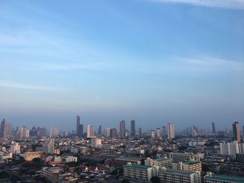 Cityscape against sky