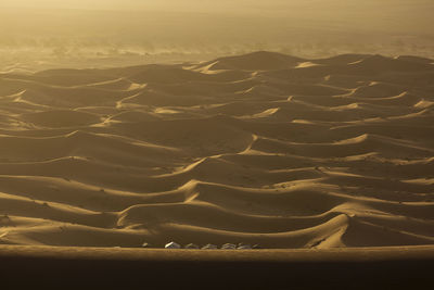 Full frame shot of sand dune