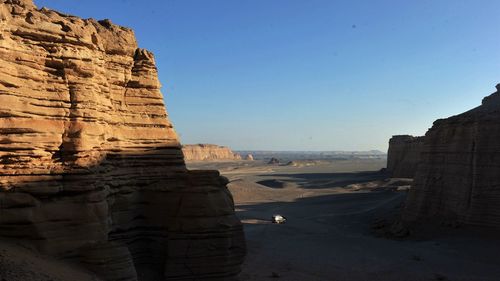 View of cliff against sky