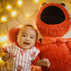 Portrait of cute boy