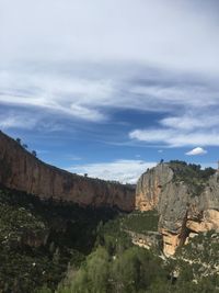 Scenic view of mountains