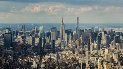 Aerial view of a city