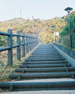 Road leading towards tunnel