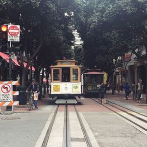 Information sign on road