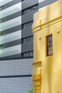 Low angle view of modern building