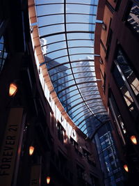 Low angle view of modern building