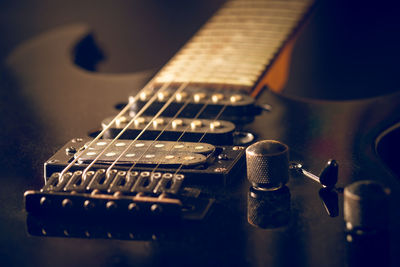 Close-up of guitar