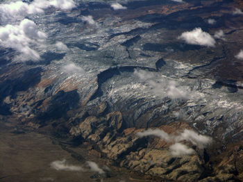 Aerial view of landscape