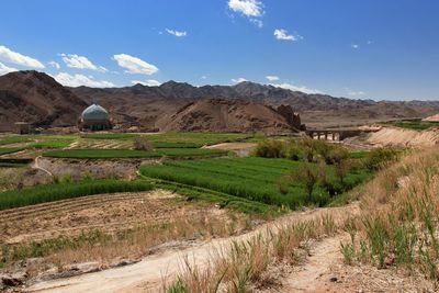 Scenic view of landscape against sky