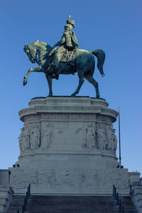 Low angle view of statue