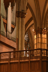 Low angle view of ceiling