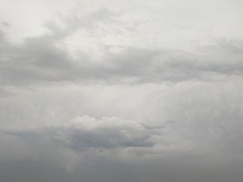 Low angle view of clouds in sky