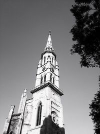 Low angle view of a clock tower