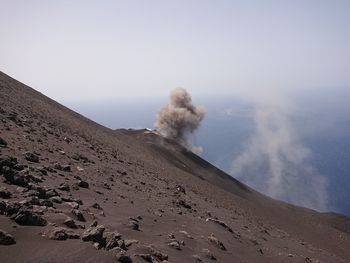 Volcanic eruption