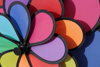 Full frame shot of multi colored umbrella