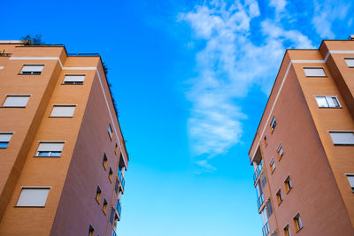 Low angle view of building against sky