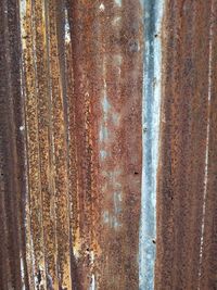 Full frame shot of rusty metal