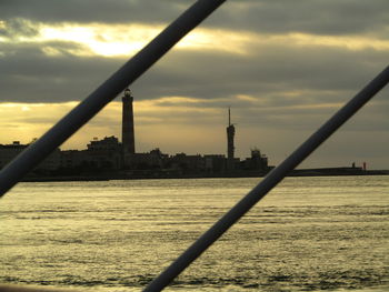 View of city at waterfront