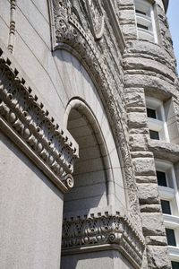 Low angle view of historical building