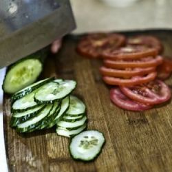 Close-up of food on table