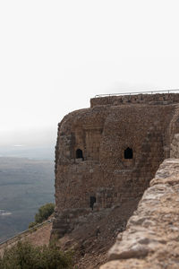 View of fort against the sky