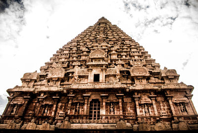 Low angle view of a temple