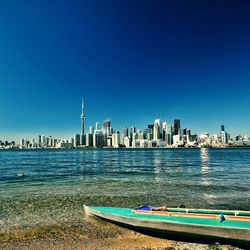 View of city at waterfront