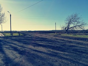 Field against sky