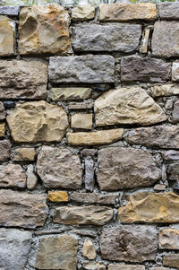 Full frame shot of stone wall