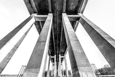 Low angle view of tower bridge