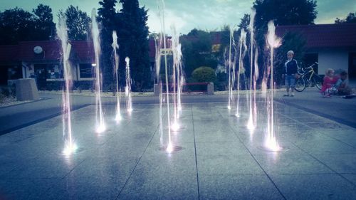 Fountain in park