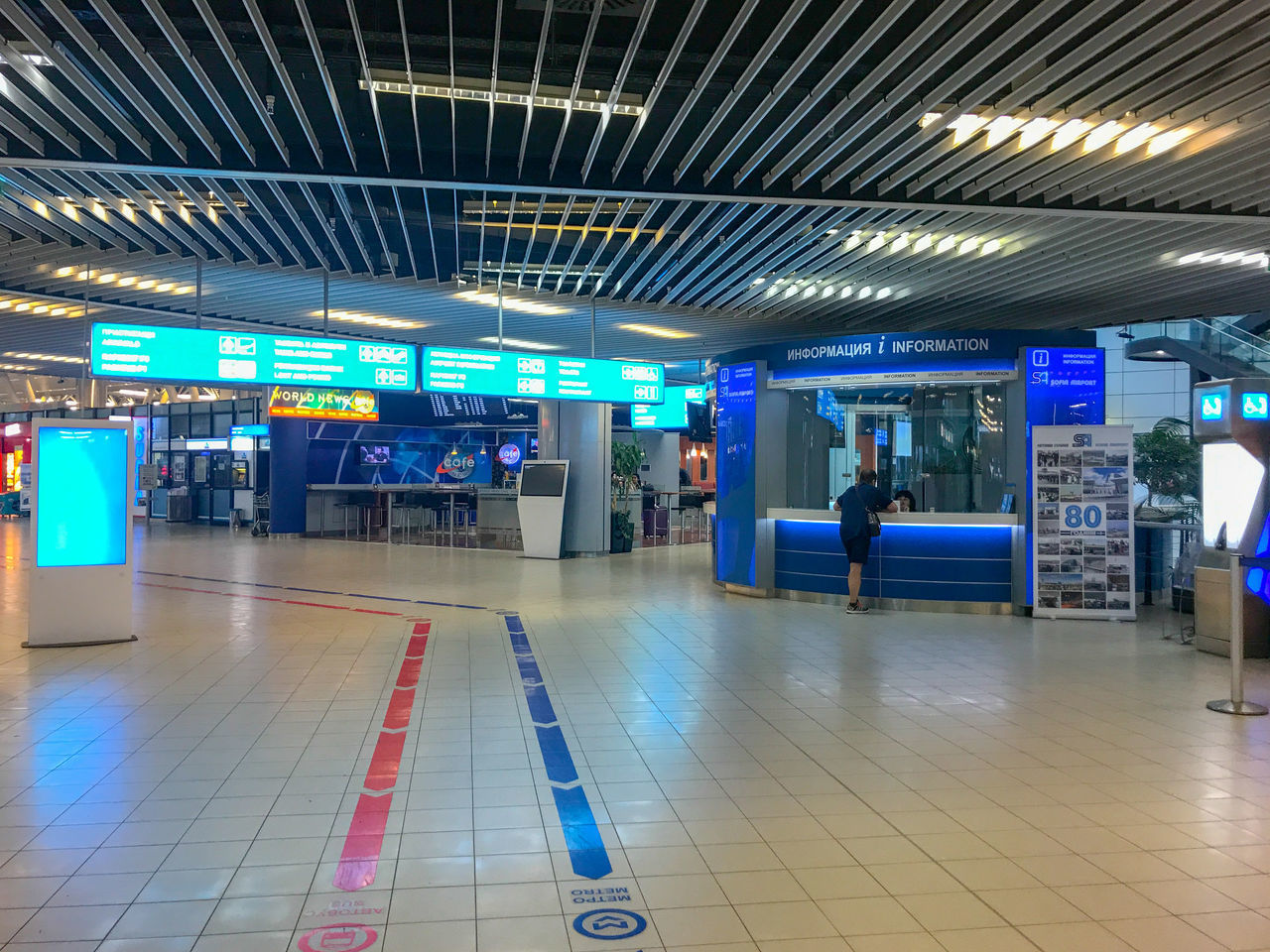 VIEW OF MODERN AIRPORT