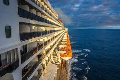 Panoramic view of sea against sky