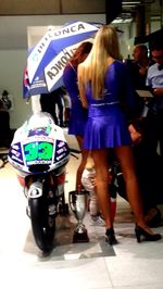 People walking on subway station