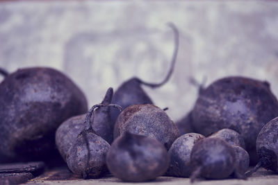 Close-up of beetroots