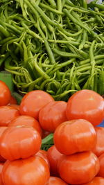 Full frame shot of vegetables for sale at market stall