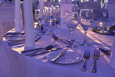 Close-up of drink on table in restaurant