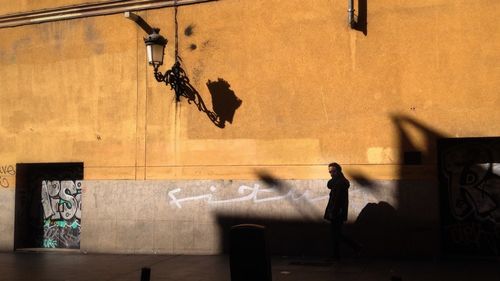 Woman looking at camera