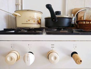 Candles in kitchen