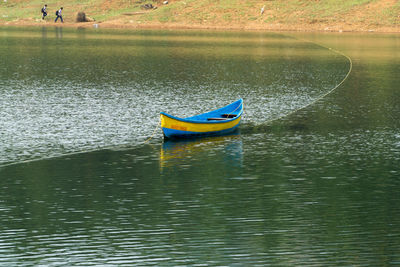 Boat in lake