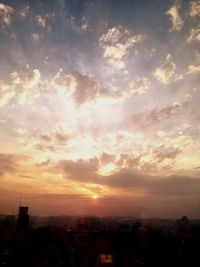 Cityscape at sunset