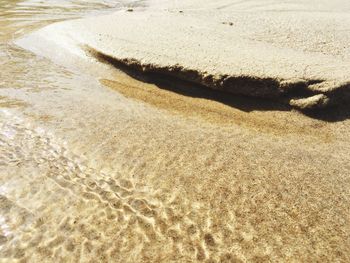 Sand dunes at beach