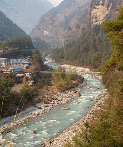 Scenic view of mountains