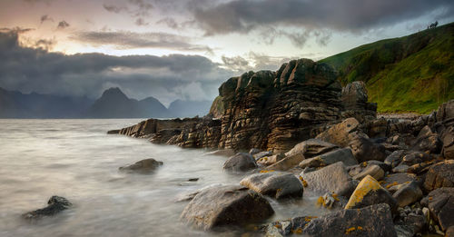 Panoramic view of sea against sky