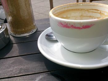 Close-up of coffee cup