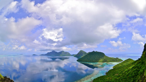 Panoramic view of sea against sky